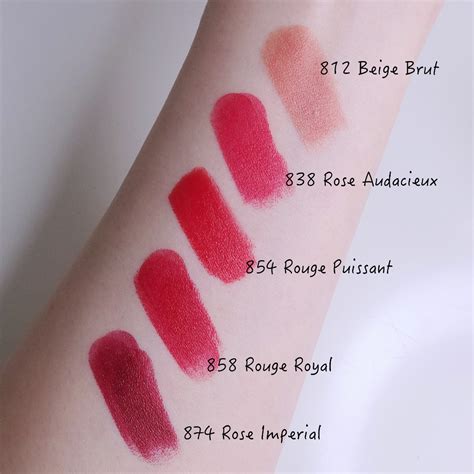 chanel rouge allure gloss swatches|Chanel Rouge Allure l'extrait lip color.